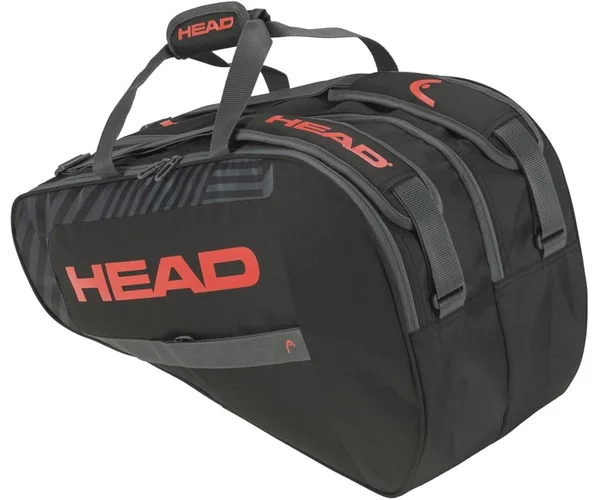 Grand sac de padel Head Base noir et orange